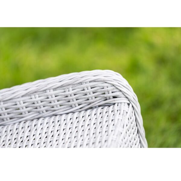 Fotel z podnóżkiem PONTE - syntetyczny rattan