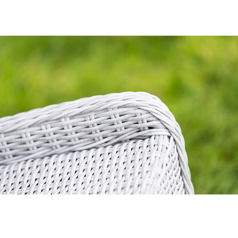 Fotel z podnóżkiem PONTE - syntetyczny rattan