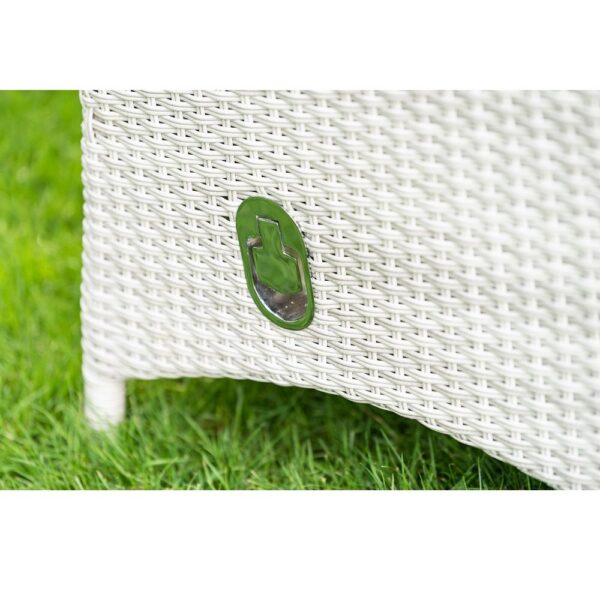 Fotel ogrodowy z podnóżkiem PONTE - detale