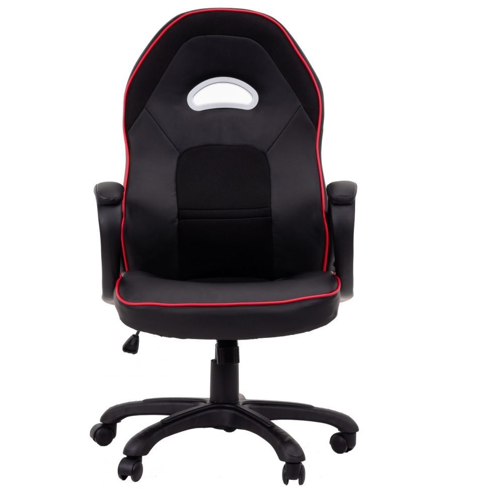 rayo1 Fotel biurowy Rayo black - widok z przodu