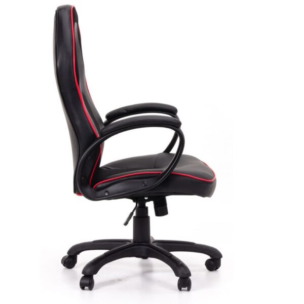 rayo2 Fotel biurowy Rayo black - widok z boku