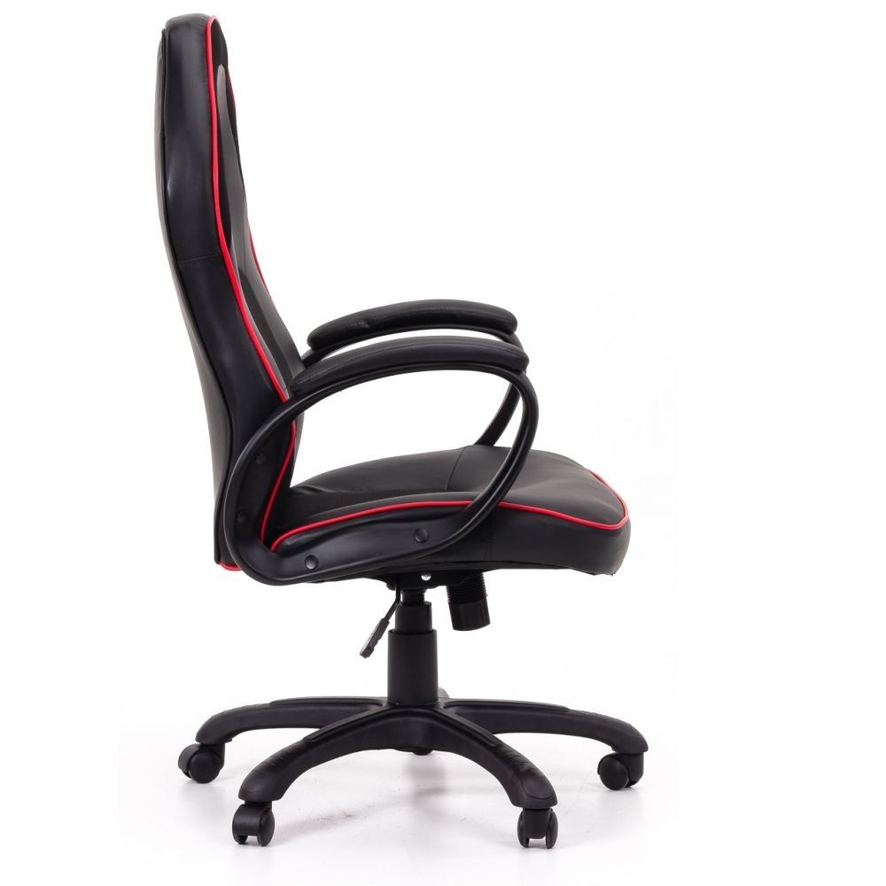 rayo2 Fotel biurowy Rayo black - widok z boku